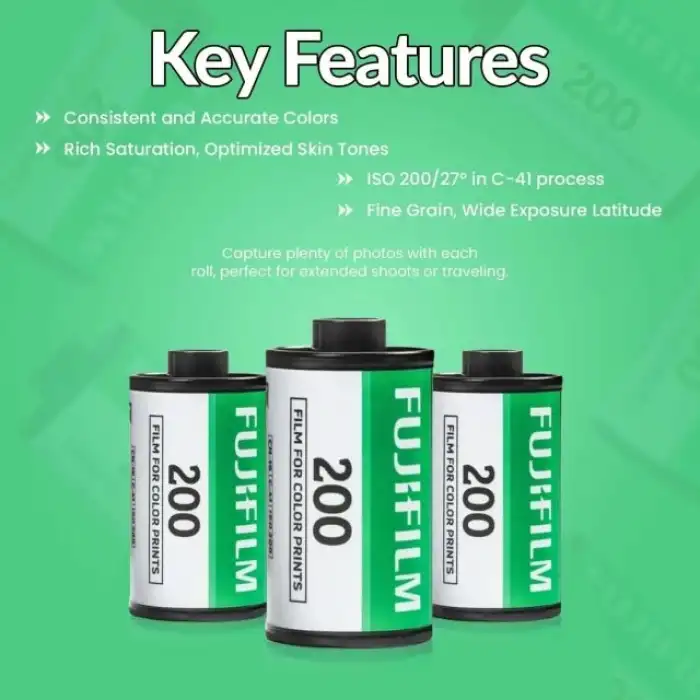 135 Fujifilm 200 Film Formatı Tip 35mm