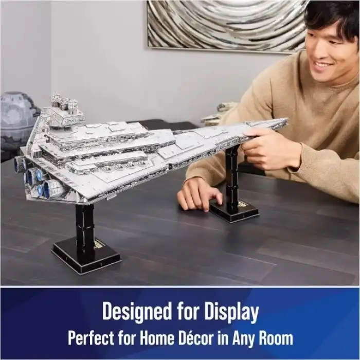 4D Build Star Wars Deluxe Imperial Star Destroyer 3D Model Kit 278 adet