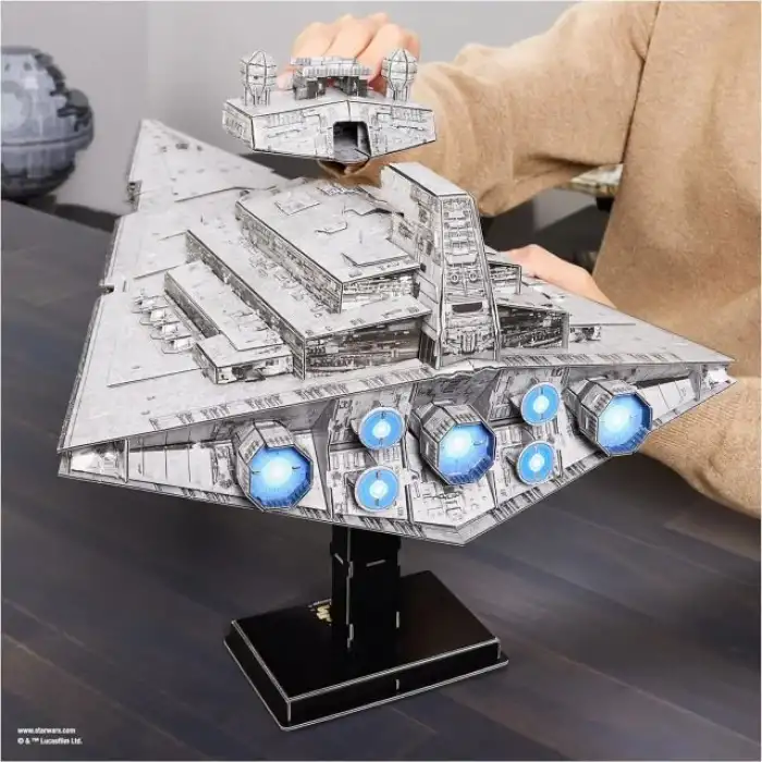 4D Build Star Wars Deluxe Imperial Star Destroyer 3D Model Kit 278 adet