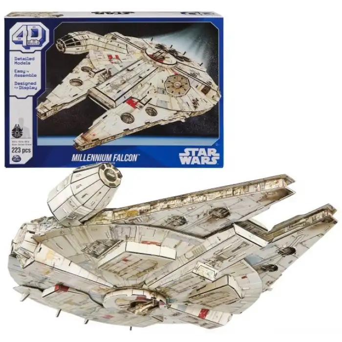 4D Build Star Wars Millennium Falcon 3D Model Seti 223 Adet