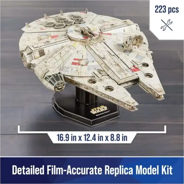 4D Build Star Wars Millennium Falcon 3D Model Seti 223 Adet