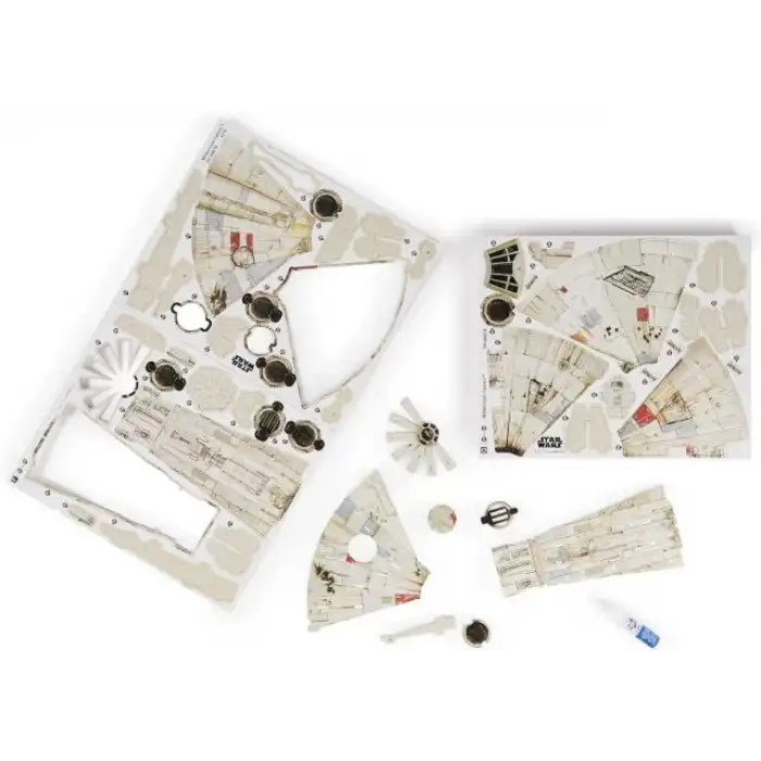 4D Build Star Wars Millennium Falcon 3D Model Seti 223 Adet
