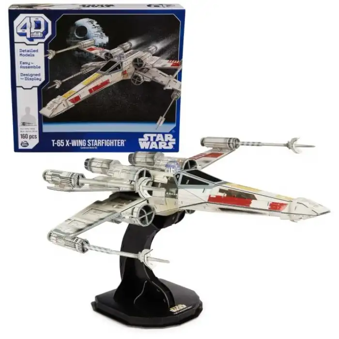 4D Build Star Wars T-65 X-Wing Starfighter 3D Model Kit 160 adet