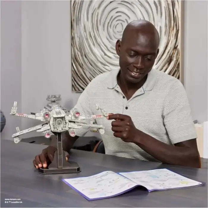 4D Build Star Wars T-65 X-Wing Starfighter 3D Model Kit 160 adet