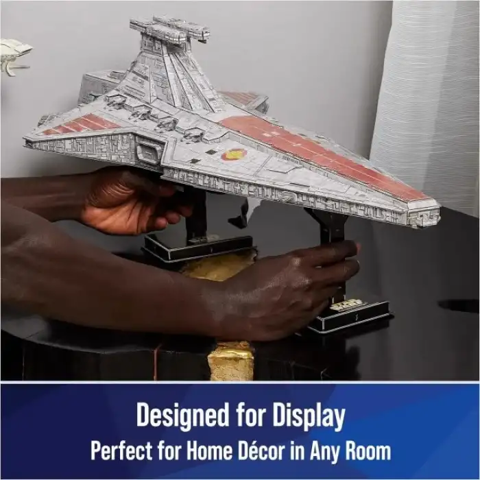 4D Build Star Wars Venator-Sınıfı Yıldız Destroyeri Kart Model Seti 288 Adet