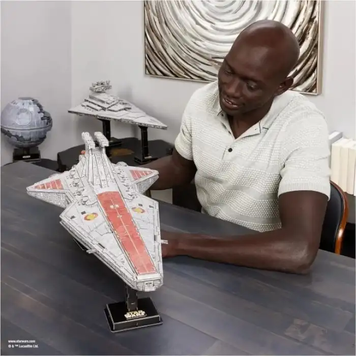 4D Build Star Wars Venator-Sınıfı Yıldız Destroyeri Kart Model Seti 288 Adet