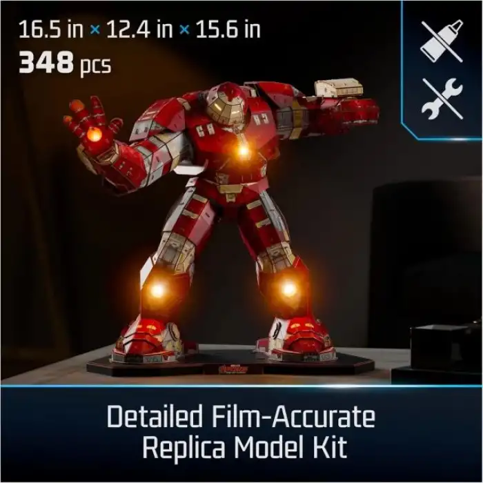 4D Build Store Marvel Hulkbuster 3D Bulmaca Model Seti