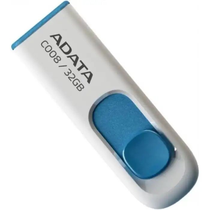 ADATA C008 32GB USB 2.0 Geri Çekilebilir Kapaksız Flash Sürücü - 50li Paket