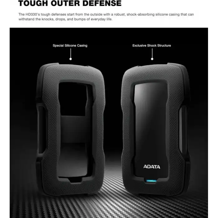 ADATA HD330 2TB Darbeye Dayanıklı Ekstra İnce HDD