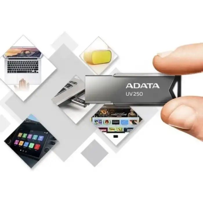 Adata Pen Drive A-Data UV250 32GB USB 2.0 Silver Flash Bellek