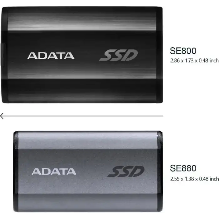 ADATA SE880 500GB External Taşınabilir SSD