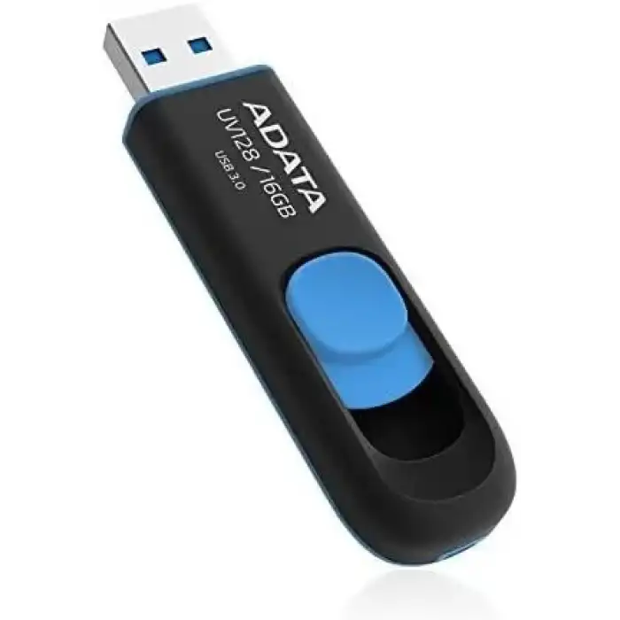 ADATA UV128 16 GB USB 3.0 Geri Çekilebilir Kapaksız Flash Sürücü