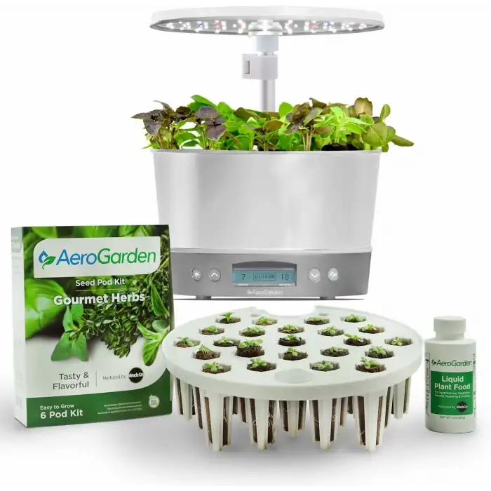 AeroGarden Harvest Elite 360 Kapalı Bahçe Topraksız Sistemi