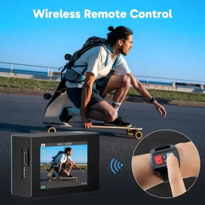 AKASO EK7000 4K30FPS 20MP Ultra HD Sualtı Aksiyon Kamerası