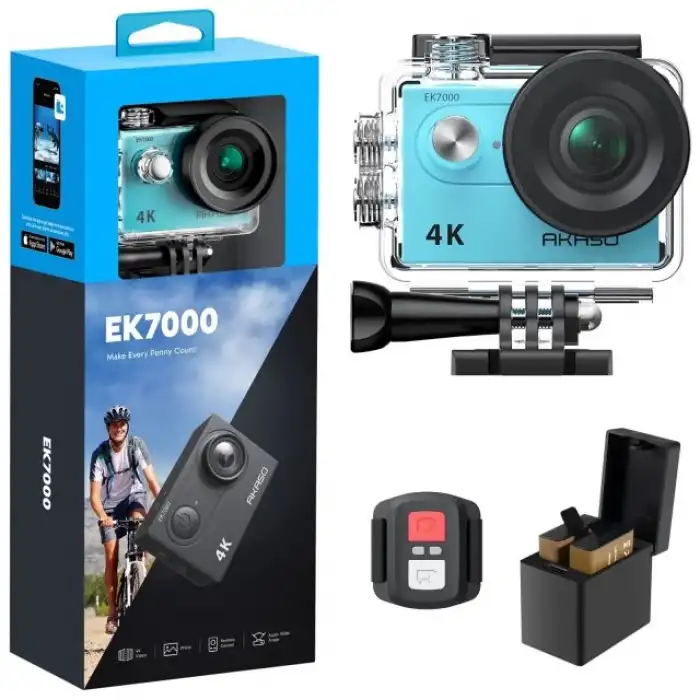 AKASO EK7000 4K30FPS 20MP Ultra HD Sualtı Aksiyon Kamerası