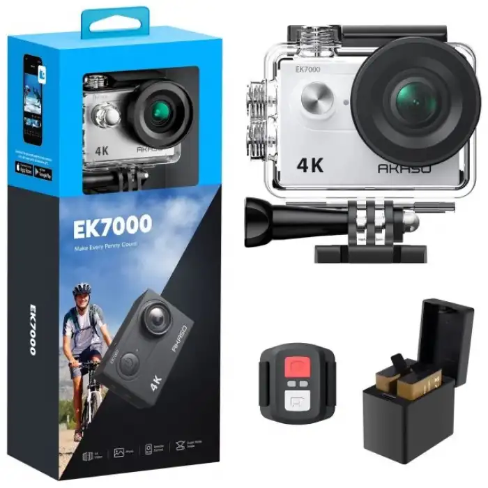 AKASO EK7000 4K30FPS 20MP Ultra HD Sualtı Aksiyon Kamerası
