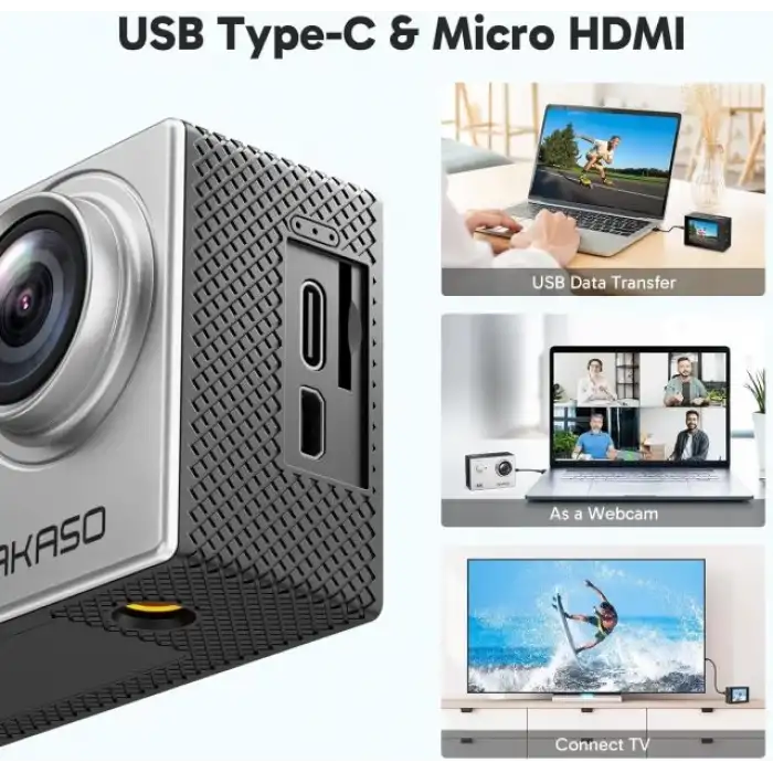 AKASO EK7000 4K30FPS 20MP Ultra HD Sualtı Aksiyon Kamerası