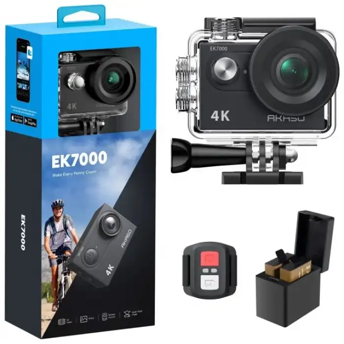 AKASO EK7000 4K30FPS 20MP Ultra HD Sualtı Aksiyon Kamerası