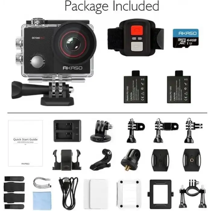 AKASO EK7000 Pro 4K Dokunmatik Ekran Sualtı Aksiyon Kamerası