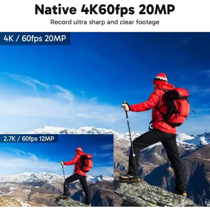 AKASO V50 Elite 4K60fps Dokunmatik Ekran WiFi Su Geçirmez Aksiyon Kamerası