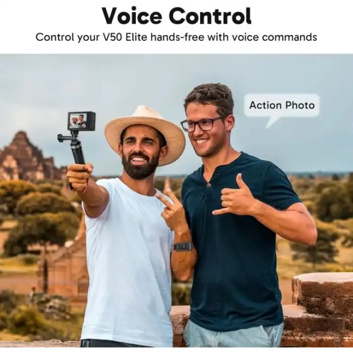 AKASO V50 Elite 4K60fps Dokunmatik Ekran WiFi Su Geçirmez Aksiyon Kamerası