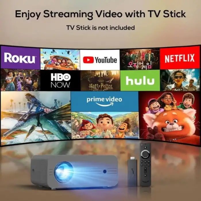 Akiyo Native 1080P WiFi Projektör