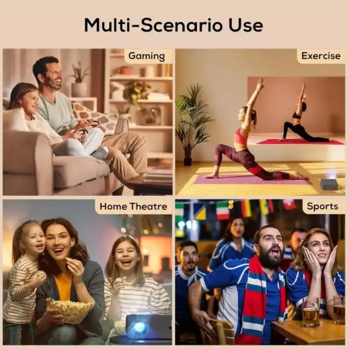 Akiyo Native 1080P WiFi Projektör