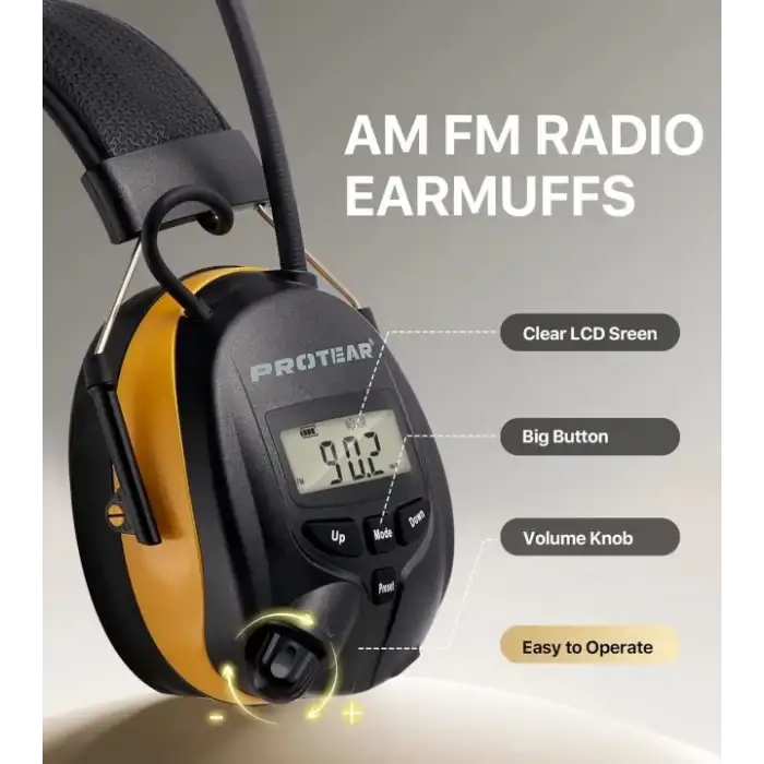 AM FM Dijital Ekranlı Radyo Kulaklıkları