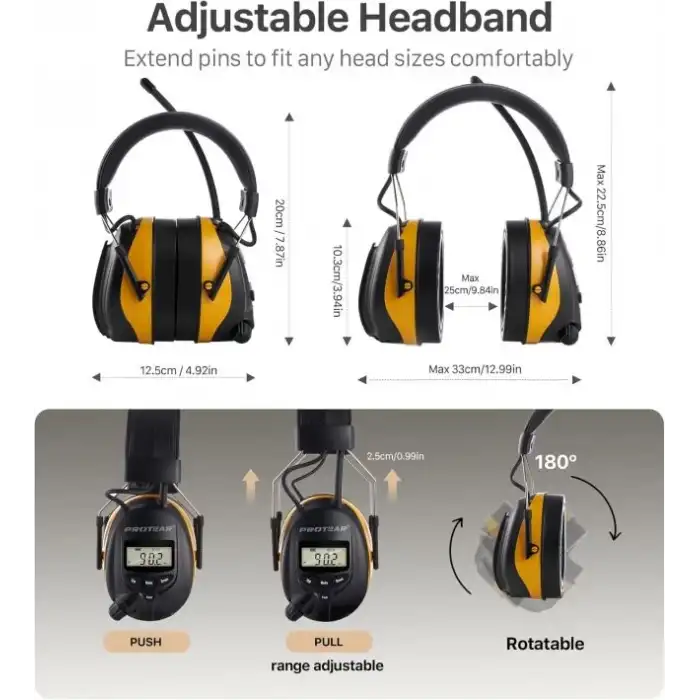 AM FM Dijital Ekranlı Radyo Kulaklıkları