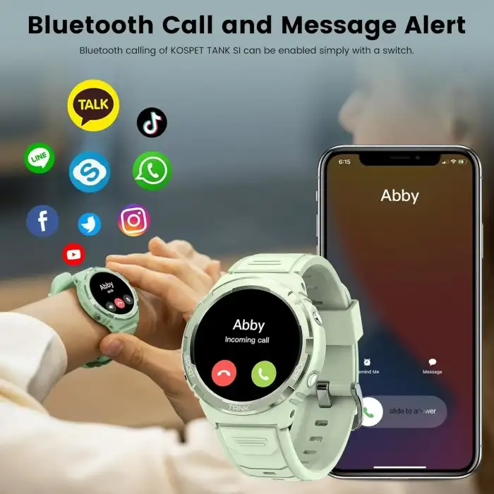 AMAZTIM Akıllı Saat, En Hafif Fitness Takip Cihazı, Kadınlar İçin - Yeşil