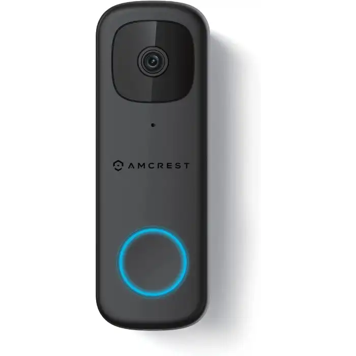 Amcrest 4MP Video Kapı Zili Kamerası Pro, Dış Mekan Akıllı Ev 2.4GHz ve 5GHz WiFi