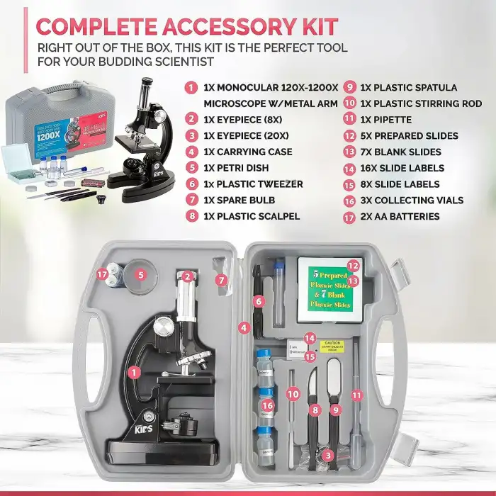 AmScope-KIDS M30-ABS-KT1 Başlangıç Mikroskop Kiti