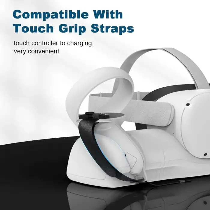 AMVR Yükseltilmiş Şarj İstasyonu - Meta Quest 2 için USB-C Şarj Kablosu