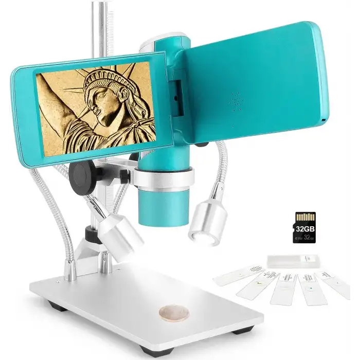 Andonstar AD203 Dijital Para Mikroskobu - Metal Stand & Led Işık