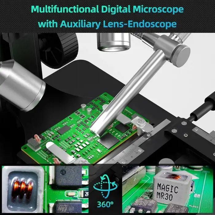 Andonstar AD269S 20X-5000X HDMI Dijital Mikroskop 10.1 Inc LCD Ekran