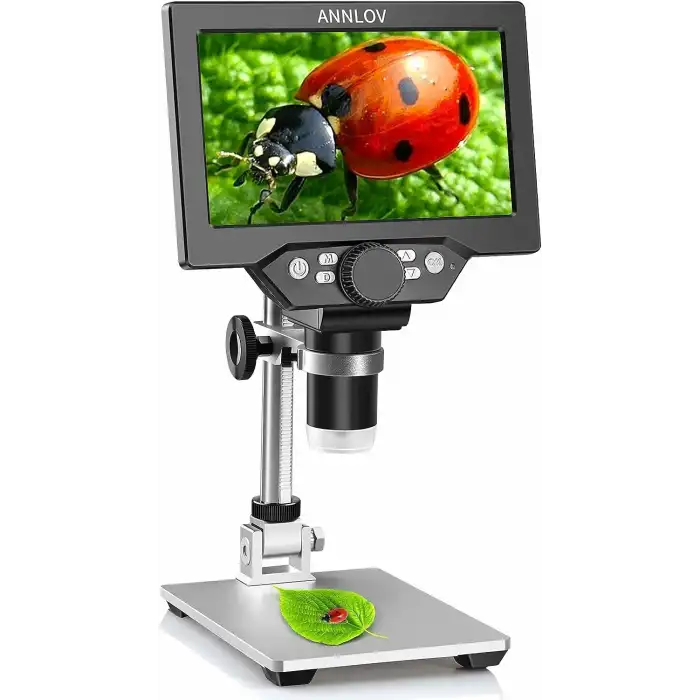 ANNLOV 1200X Büyütme 7 Inc LCD Ekranlı 1080P Mikroskop