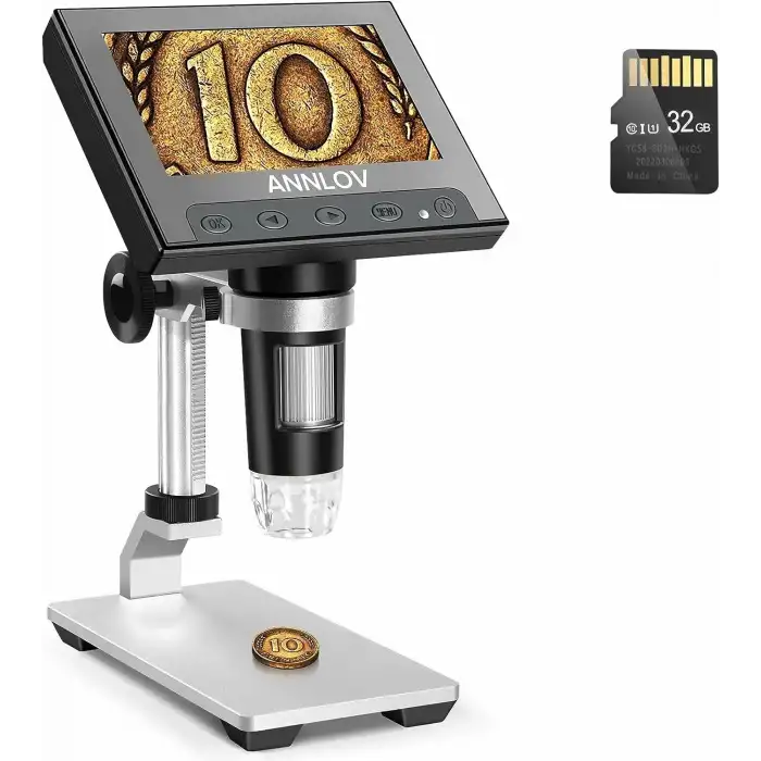 ANNLOV 4.3 İnç El Tipi USB Mikroskop 50X-1000X Büyütme