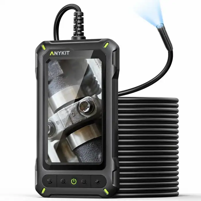 Anykit 6mm Boroskop Muayene Kamerası, Dürbün Kamerası - 4.5 Inc LCD Ekran