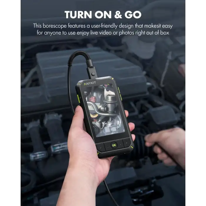 Anykit 7.9mm Endoskop Kamera - Çift Lensli Boroskop Muayene Kamerası