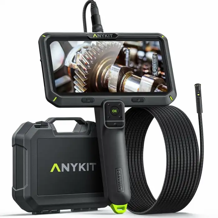 Anykit Çift Lensli Boroskop, 6 Inc IPS Ekran, Gözlem Kamerası - 3m Kablo