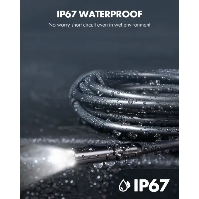 Anykit Endoskop Kamera, 2si 1 arada USB Muayene Kamerası - 3m Kablo