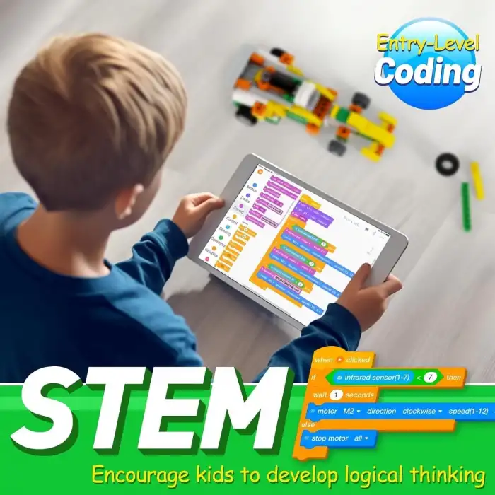 Apitor 20si 1 Arada Robot Oyuncaklar, App Kontrollü - Programlanabilir Yapım Seti