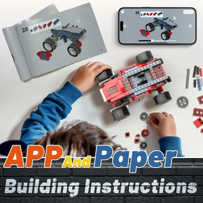 Apitor 8i 1 Arada Elektrikli Motorlu Canavar Kamyon Araba Yapım Seti - 240 Parça