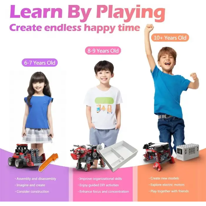 Apitor 8i 1 Arada Elektrikli Motorlu Canavar Kamyon Araba Yapım Seti - 240 Parça