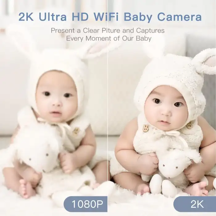 ARENTI WiFi Bebek Video Monitörü, Gece Görüşlü - Eklenti Kamera