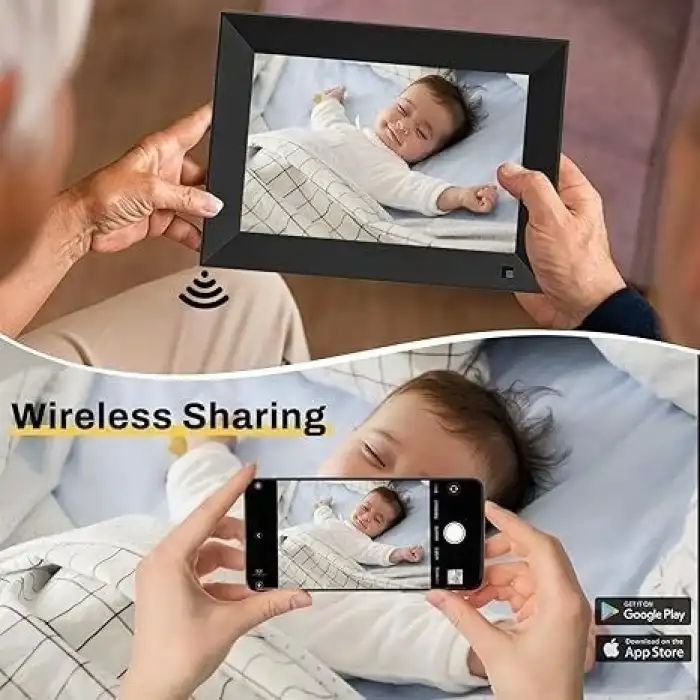 Arktronic 10.1 Inc akıllı WiFi dijital fotoğraf çerçevesi 32GB 1280x800 IPS