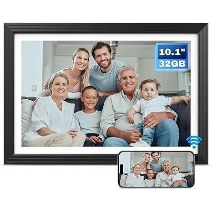Arktronic 10.1 Inc Dijital Fotoğraf Çerçevesi 32 GB 1280x800 HD IPS - Siyah