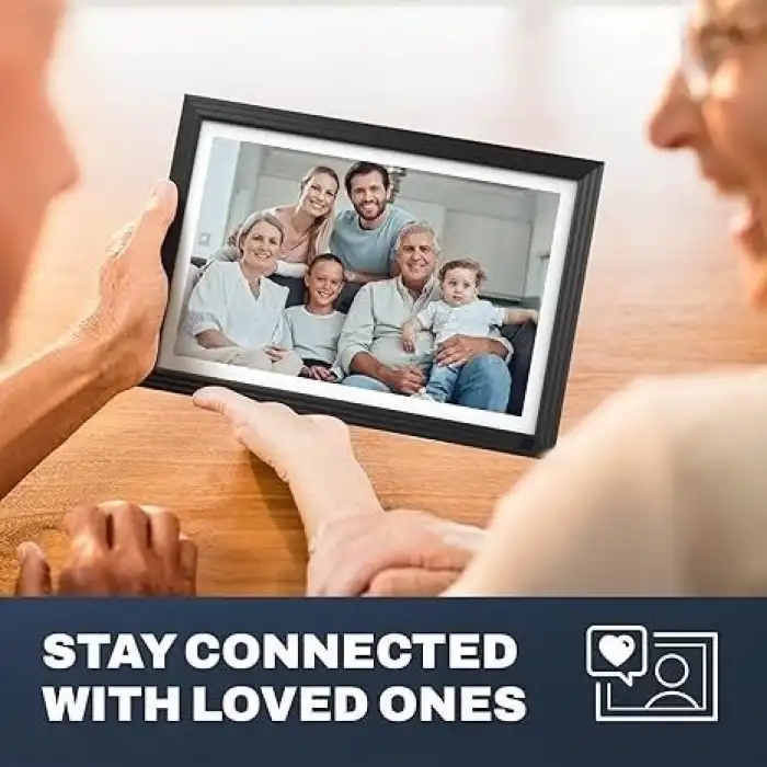 Arktronic 10.1 Inc Dijital Fotoğraf Çerçevesi 32 GB 1280x800 HD IPS - Siyah