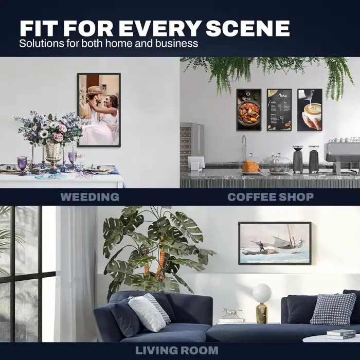 Arktronic Frameo 21.5 Inc Dokunmatik Ekranlı Büyük Dijital Fotoğraf Çerçevesi, 1920x1080 - 32GB WiFi