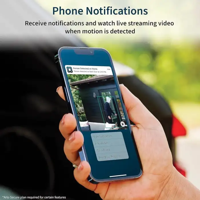 Arlo Essential Kablosuz Güvenlik Kamerası, 2. Nesil - 1 Kamera - VMC3050